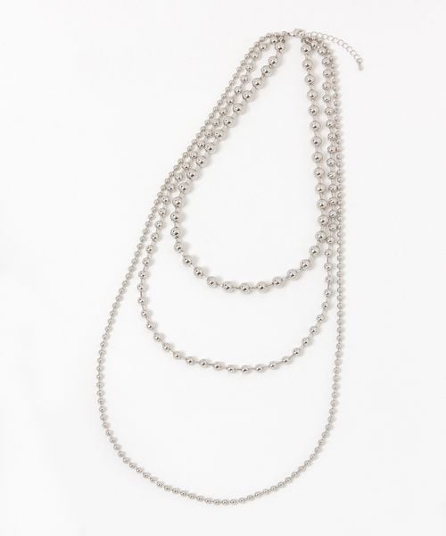 GLOBAL WORK アソート三連ネックレス/495430 ライトグレー ウィメンズグッズ グローバルワーク 495430 and ST アンドエスティ(旧ドットエスティ) GLOBAL WORK アソート三連ネックレス/495430 ライトグレー ウィメンズグッズ グローバルワーク 495430 and ST アンドエスティ(旧ドットエスティ)