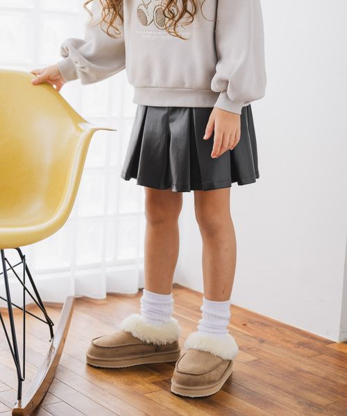 GLOBAL WORK CHEER ONプリーツショーツ/キッズ/495940 ライトグレー キッズ グローバルワーク 495940 and ST アンドエスティ（旧ドットエスティ）