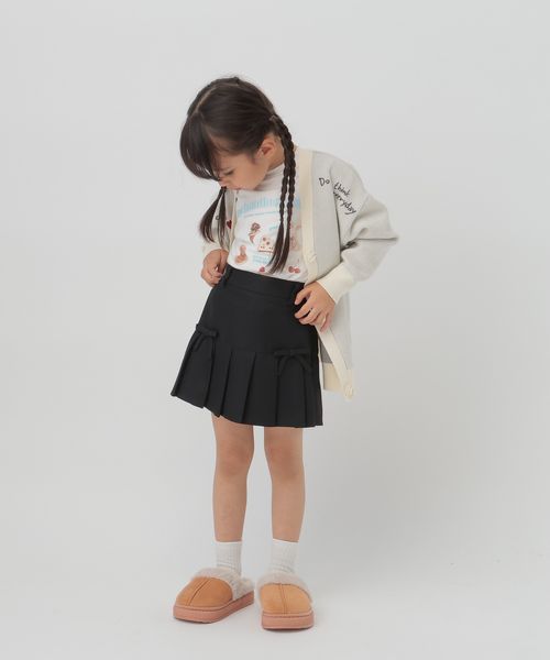 GLOBAL WORK CHEER ONプリーツスカート/100-120cm展開/495941 ブラック キッズ グローバルワーク 495941 and ST アンドエスティ（旧ドットエスティ）