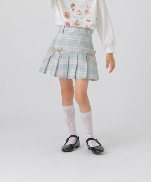 GLOBAL WORK CHEER ONプリーツスカート/100-120cm展開/495941 ライトブルー キッズ グローバルワーク 495941 and ST アンドエスティ(旧ドットエスティ) GLOBAL WORK CHEER ONプリーツスカート/100-120cm展開/495941 ライトブルー キッズ グローバルワーク 495941 and ST アンドエスティ(旧ドットエスティ)