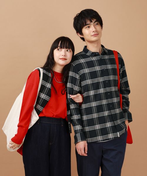 GLOBAL WORK 宮沢氷魚さん着用/やわらかリッチネルレギュラーシャツ/498079 ライトグレー XS メンズインナー グローバルワーク 498079 and ST アンドエスティ(旧ドットエスティ) GLOBAL WORK 宮沢氷魚さん着用/やわらかリッチネルレギュラーシャツ/498079 ライトグレー XS メンズインナー グローバルワーク 498079 and ST アンドエスティ(旧ドットエスティ)