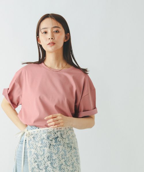GLOBAL WORK 汗染み軽減ワイドT/499676 ピンク M ウィメンズインナー グローバルワーク 499676 and ST アンドエスティ(旧ドットエスティ) GLOBAL WORK 汗染み軽減ワイドT/499676 ピンク M ウィメンズインナー グローバルワーク 499676 and ST アンドエスティ(旧ドットエスティ)