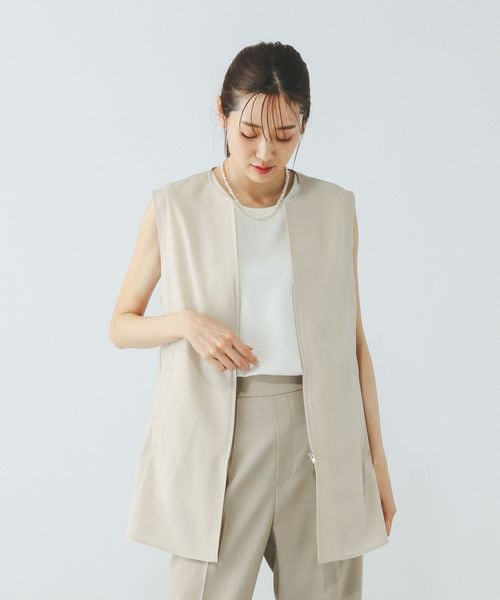 GLOBAL WORK お手入れラクラクZIPベスト/499688 ライトグレー M ウィメンズインナー グローバルワーク 499688 and ST アンドエスティ(旧ドットエスティ) GLOBAL WORK お手入れラクラクZIPベスト/499688 ライトグレー M ウィメンズインナー グローバルワーク 499688 and ST アンドエスティ(旧ドットエスティ)