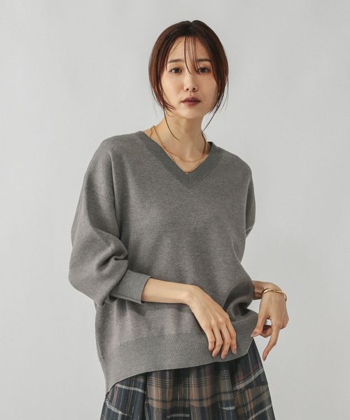 GLOBAL WORK スウェットライクVネックプルオーバー/571342 グレー L ウィメンズインナー グローバルワーク 571342 and ST アンドエスティ(旧ドットエスティ) GLOBAL WORK スウェットライクVネックプルオーバー/571342 グレー L ウィメンズインナー グローバルワーク 571342 and ST アンドエスティ(旧ドットエスティ)