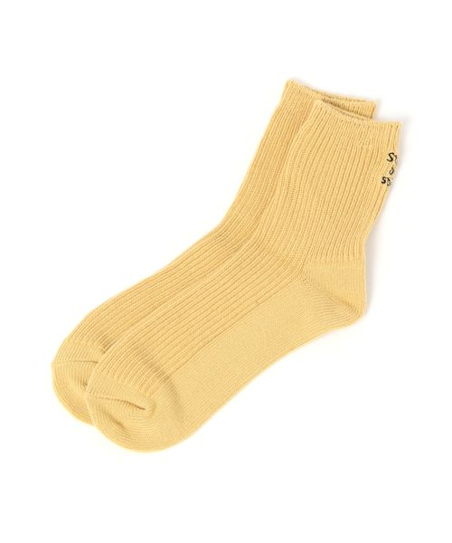 GLOBAL WORK お好きなソックス3足で990円/らくごこちカラーロゴソックス/572158 イエロー FREE ウィメンズグッズ グローバルワーク 572158 and ST アンドエスティ(旧ドットエスティ) GLOBAL WORK お好きなソックス3足で990円/らくごこちカラーロゴソックス/572158 イエロー FREE ウィメンズグッズ グローバルワーク 572158 and ST アンドエスティ(旧ドットエスティ)