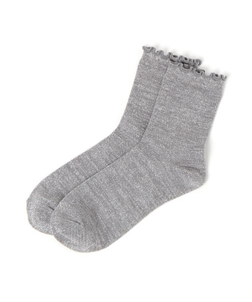 GLOBAL WORK お好きなソックス3足で990円/らくごこちラメメロウソックス/572201 グレー FREE ウィメンズグッズ グローバルワーク 572201 and ST アンドエスティ(旧ドットエスティ) GLOBAL WORK お好きなソックス3足で990円/らくごこちラメメロウソックス/572201 グレー FREE ウィメンズグッズ グローバルワーク 572201 and ST アンドエスティ(旧ドットエスティ)