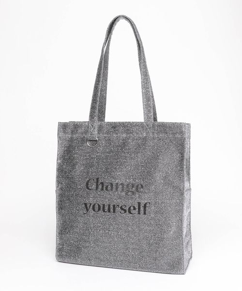 GLOBAL WORK 推しごとマルチWAYラメZIPトート/572599 ライトグレー ウィメンズグッズ グローバルワーク 572599 and ST アンドエスティ(旧ドットエスティ) GLOBAL WORK 推しごとマルチWAYラメZIPトート/572599 ライトグレー ウィメンズグッズ グローバルワーク 572599 and ST アンドエスティ(旧ドットエスティ)