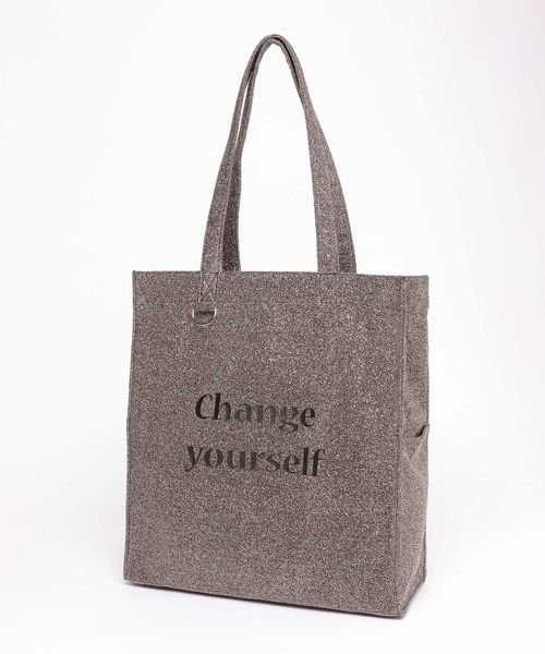 GLOBAL WORK 推しごとマルチWAYラメZIPトート/572599 その他2 ウィメンズグッズ グローバルワーク 572599 and ST アンドエスティ（旧ドットエスティ）