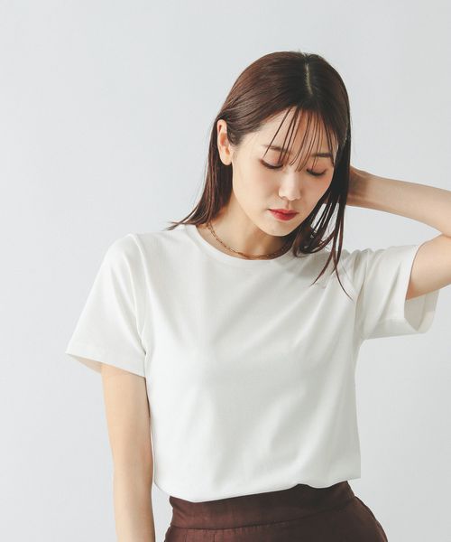 GLOBAL WORK FFFIT エフィット/汗染み軽減クルーT/575053 オフホワイト S ウィメンズインナー グローバルワーク 575053 and ST アンドエスティ(旧ドットエスティ) GLOBAL WORK FFFIT エフィット/汗染み軽減クルーT/575053 オフホワイト S ウィメンズインナー グローバルワーク 575053 and ST アンドエスティ(旧ドットエスティ)