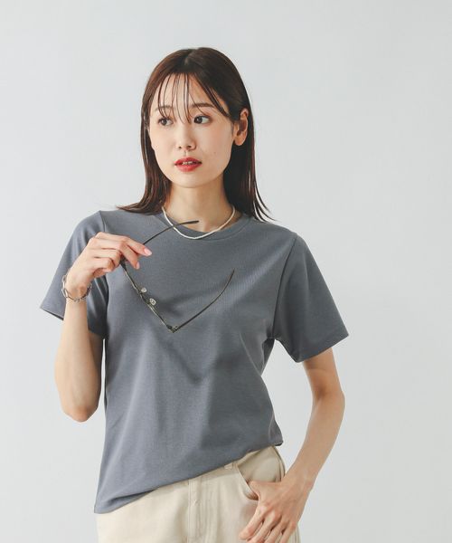 GLOBAL WORK FFFIT エフィット/汗染み軽減クルーT/575053 ブルー M ウィメンズインナー グローバルワーク 575053 and ST アンドエスティ(旧ドットエスティ) GLOBAL WORK FFFIT エフィット/汗染み軽減クルーT/575053 ブルー M ウィメンズインナー グローバルワーク 575053 and ST アンドエスティ(旧ドットエスティ)