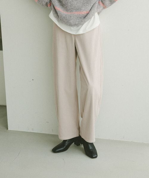 GLOBAL WORK イージーケアコーデュロイワイドパンツ/575182 ライトグレー L ウィメンズボトムス グローバルワーク 575182 and ST アンドエスティ(旧ドットエスティ) GLOBAL WORK イージーケアコーデュロイワイドパンツ/575182 ライトグレー L ウィメンズボトムス グローバルワーク 575182 and ST アンドエスティ(旧ドットエスティ)