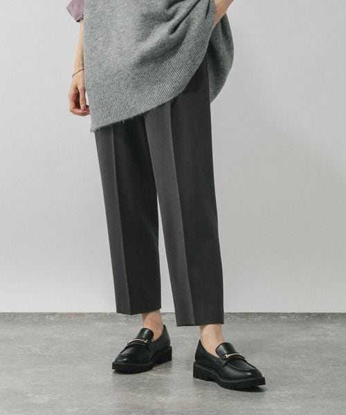 GLOBAL WORK あったかウツクシルエットテーパードパンツ/575203 グレー ウィメンズボトムス グローバルワーク 575203 and ST アンドエスティ(旧ドットエスティ) GLOBAL WORK あったかウツクシルエットテーパードパンツ/575203 グレー ウィメンズボトムス グローバルワーク 575203 and ST アンドエスティ(旧ドットエスティ)