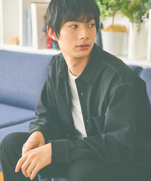 GLOBAL WORK アーバンシャツ/576419 ライトグレー メンズインナー グローバルワーク 576419 and ST アンドエスティ(旧ドットエスティ) GLOBAL WORK アーバンシャツ/576419 ライトグレー メンズインナー グローバルワーク 576419 and ST アンドエスティ(旧ドットエスティ)