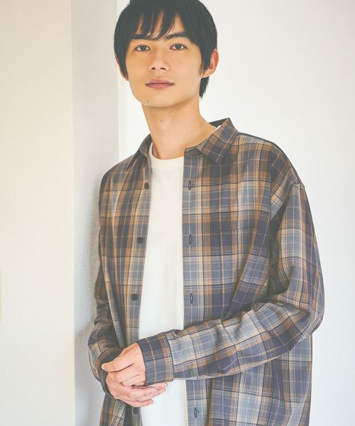 GLOBAL WORK アーバンシャツ/576419 ブルー メンズインナー グローバルワーク 576419 and ST アンドエスティ(旧ドットエスティ) GLOBAL WORK アーバンシャツ/576419 ブルー メンズインナー グローバルワーク 576419 and ST アンドエスティ(旧ドットエスティ)