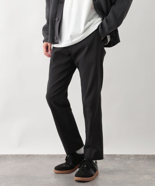 GLOBAL WORK スゴラクストレッチスリムパンツ+WARM/576425 ブラック メンズボトムス グローバルワーク 576425 and ST アンドエスティ(旧ドットエスティ) GLOBAL WORK スゴラクストレッチスリムパンツ+WARM/576425 ブラック メンズボトムス グローバルワーク 576425 and ST アンドエスティ(旧ドットエスティ)