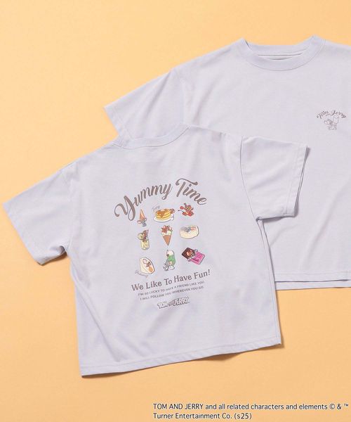 GLOBAL WORK ヘビロッTEE/TOM and JERRY/100-120cm展開/576605 ライトブルー キッズ グローバルワーク 576605 and ST アンドエスティ(旧ドットエスティ) GLOBAL WORK ヘビロッTEE/TOM and JERRY/100-120cm展開/576605 ライトブルー キッズ グローバルワーク 576605 and ST アンドエスティ(旧ドットエスティ)