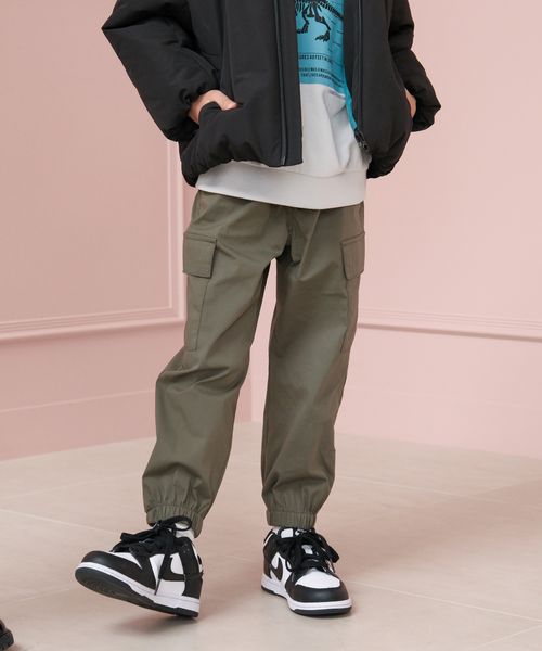GLOBAL WORK スゴラクストレッチカーゴパンツ/100-120cm展開/576689 カーキ キッズ グローバルワーク 576689 and ST アンドエスティ(旧ドットエスティ) GLOBAL WORK スゴラクストレッチカーゴパンツ/100-120cm展開/576689 カーキ キッズ グローバルワーク 576689 and ST アンドエスティ(旧ドットエスティ)
