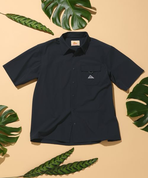 GLOBAL WORK KELTYコラボシャツ/半袖/576833 ネイビー L メンズインナー グローバルワーク 576833 and ST アンドエスティ(旧ドットエスティ) GLOBAL WORK KELTYコラボシャツ/半袖/576833 ネイビー L メンズインナー グローバルワーク 576833 and ST アンドエスティ(旧ドットエスティ)