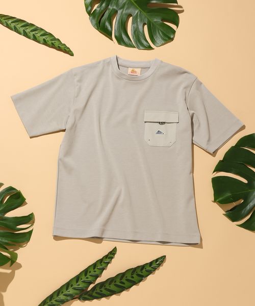 GLOBAL WORK KELTYコラボTシャツ/半袖/576834 ライトベージュ L メンズインナー グローバルワーク 576834 and ST アンドエスティ(旧ドットエスティ) GLOBAL WORK KELTYコラボTシャツ/半袖/576834 ライトベージュ L メンズインナー グローバルワーク 576834 and ST アンドエスティ(旧ドットエスティ)