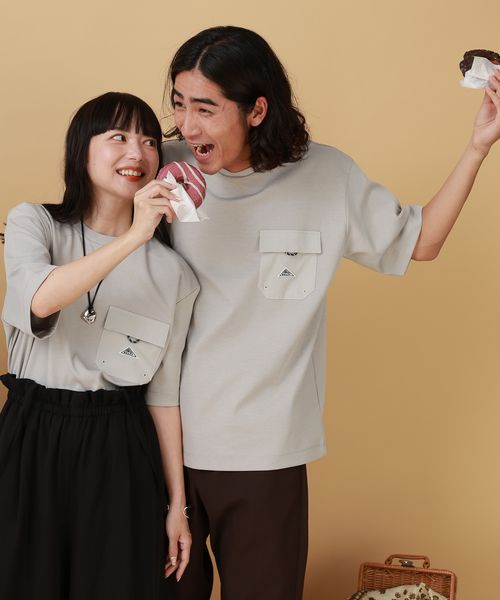 GLOBAL WORK KELTYコラボTシャツ/半袖/576834 ライトベージュ L メンズインナー グローバルワーク 576834 and ST アンドエスティ(旧ドットエスティ) GLOBAL WORK KELTYコラボTシャツ/半袖/576834 ライトベージュ L メンズインナー グローバルワーク 576834 and ST アンドエスティ(旧ドットエスティ)