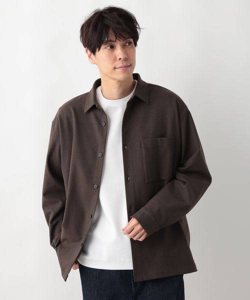 GLOBAL WORK アーバンシャツ+WARM/577359 ブラウン メンズインナー グローバルワーク 577359 and ST アンドエスティ(旧ドットエスティ) GLOBAL WORK アーバンシャツ+WARM/577359 ブラウン メンズインナー グローバルワーク 577359 and ST アンドエスティ(旧ドットエスティ)