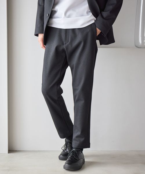 GLOBAL WORK スマらくイージーパンツ+WARM/577621 シルバー メンズボトムス グローバルワーク 577621 and ST アンドエスティ（旧ドットエスティ）