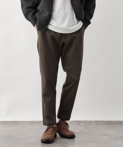 GLOBAL WORK スマらくイージーパンツ+WARM/577621 ブラウン メンズボトムス グローバルワーク 577621 and ST アンドエスティ(旧ドットエスティ) GLOBAL WORK スマらくイージーパンツ+WARM/577621 ブラウン メンズボトムス グローバルワーク 577621 and ST アンドエスティ(旧ドットエスティ)
