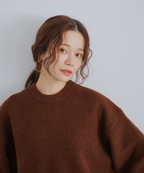 GLOBAL WORK 高山直子さんコラボ/フワフワHugmeアゼクループルオーバー/EiiS/577765 ブラウン XS ウィメンズインナー グローバルワーク 577765 and ST アンドエスティ(旧ドットエスティ) GLOBAL WORK 高山直子さんコラボ/フワフワHugmeアゼクループルオーバー/EiiS/577765 ブラウン XS ウィメンズインナー グローバルワーク 577765 and ST アンドエスティ(旧ドットエスティ)