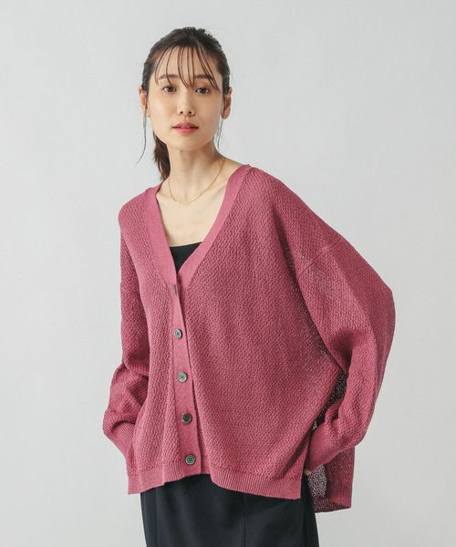 GLOBAL WORK ペーパーヤーンカノコカーディガン長袖/577968 ピンク M ウィメンズインナー グローバルワーク 577968 and ST アンドエスティ(旧ドットエスティ) GLOBAL WORK ペーパーヤーンカノコカーディガン長袖/577968 ピンク M ウィメンズインナー グローバルワーク 577968 and ST アンドエスティ(旧ドットエスティ)