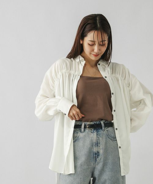 GLOBAL WORK アソートシャーリングシャツ/579505 オフホワイト M ウィメンズインナー グローバルワーク 579505 and ST アンドエスティ(旧ドットエスティ) GLOBAL WORK アソートシャーリングシャツ/579505 オフホワイト M ウィメンズインナー グローバルワーク 579505 and ST アンドエスティ(旧ドットエスティ)