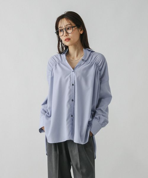 GLOBAL WORK アソートシャーリングシャツ/579505 ブルー M ウィメンズインナー グローバルワーク 579505 and ST アンドエスティ(旧ドットエスティ) GLOBAL WORK アソートシャーリングシャツ/579505 ブルー M ウィメンズインナー グローバルワーク 579505 and ST アンドエスティ(旧ドットエスティ)