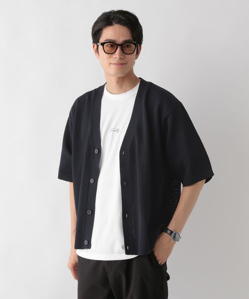GLOBAL WORK トクトク2SET/カーデ5分袖&プリントT/579564 ネイビー S メンズインナー グローバルワーク 579564 and ST アンドエスティ(旧ドットエスティ) GLOBAL WORK トクトク2SET/カーデ5分袖&プリントT/579564 ネイビー S メンズインナー グローバルワーク 579564 and ST アンドエスティ(旧ドットエスティ)