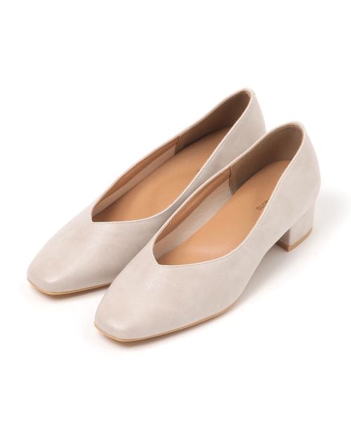 GLOBAL WORK らくっションヒールアソートパンプス/579576 ナチュラル M ウィメンズグッズ グローバルワーク 579576 and ST アンドエスティ(旧ドットエスティ) GLOBAL WORK らくっションヒールアソートパンプス/579576 ナチュラル M ウィメンズグッズ グローバルワーク 579576 and ST アンドエスティ(旧ドットエスティ)