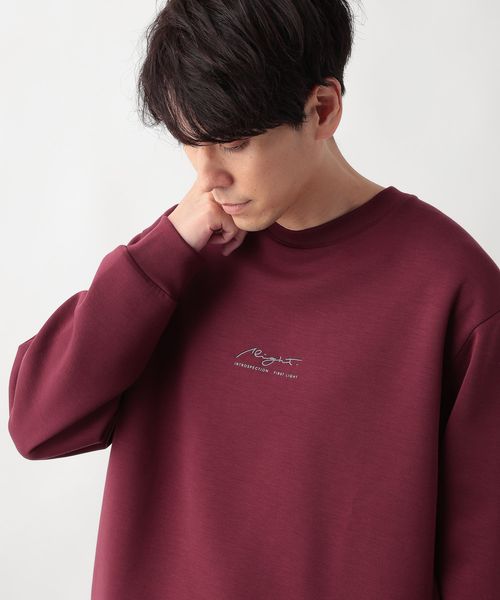GLOBAL WORK ライトクッションクルーネック/ロゴ/580440 ボルドー メンズインナー グローバルワーク 580440 and ST アンドエスティ(旧ドットエスティ) GLOBAL WORK ライトクッションクルーネック/ロゴ/580440 ボルドー メンズインナー グローバルワーク 580440 and ST アンドエスティ(旧ドットエスティ)