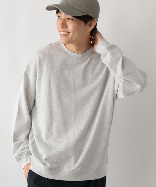 GLOBAL WORK ソフトタッチスウェット/無地/580795 グレー S メンズインナー グローバルワーク 580795 and ST アンドエスティ（旧ドットエスティ）