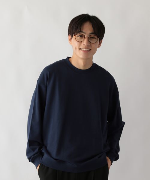 GLOBAL WORK ソフトタッチスウェット/無地/580795 ネイビー XL メンズインナー グローバルワーク 580795 and ST アンドエスティ(旧ドットエスティ) GLOBAL WORK ソフトタッチスウェット/無地/580795 ネイビー XL メンズインナー グローバルワーク 580795 and ST アンドエスティ(旧ドットエスティ)