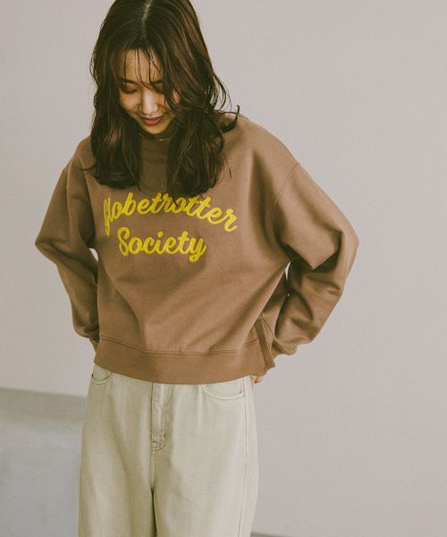 GLOBAL WORK 乾きやすいプリントスウェット/580953 ベージュ ウィメンズインナー グローバルワーク 580953 and ST アンドエスティ(旧ドットエスティ) GLOBAL WORK 乾きやすいプリントスウェット/580953 ベージュ ウィメンズインナー グローバルワーク 580953 and ST アンドエスティ(旧ドットエスティ)