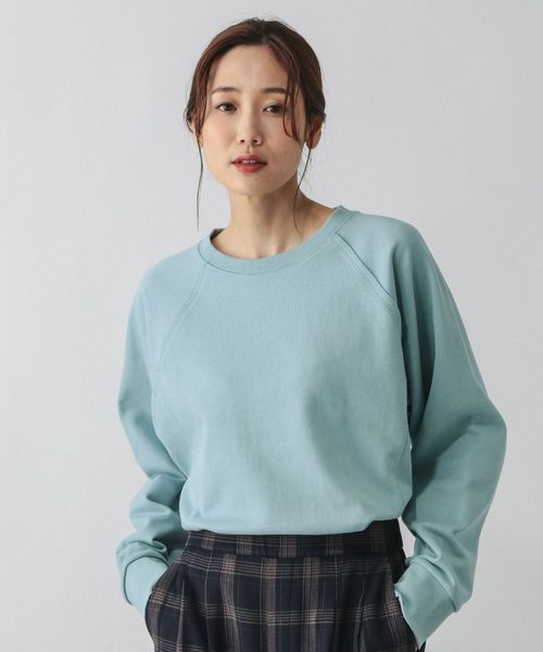 GLOBAL WORK 乾きやすいカラースウェットプルオーバー/580961 ブルー L ウィメンズインナー グローバルワーク 580961 and ST アンドエスティ(旧ドットエスティ) GLOBAL WORK 乾きやすいカラースウェットプルオーバー/580961 ブルー L ウィメンズインナー グローバルワーク 580961 and ST アンドエスティ(旧ドットエスティ)