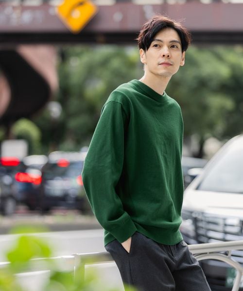 GLOBAL WORK スウェーター/無地/581068 グリーン XL メンズインナー グローバルワーク 581068 and ST アンドエスティ(旧ドットエスティ) GLOBAL WORK スウェーター/無地/581068 グリーン XL メンズインナー グローバルワーク 581068 and ST アンドエスティ(旧ドットエスティ)