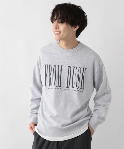 GLOBAL WORK スウェーター/ロゴ/581092 グレー L メンズインナー グローバルワーク 581092 and ST アンドエスティ(旧ドットエスティ) GLOBAL WORK スウェーター/ロゴ/581092 グレー L メンズインナー グローバルワーク 581092 and ST アンドエスティ(旧ドットエスティ)