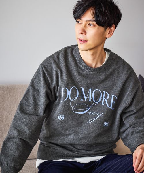 GLOBAL WORK スウェーター/ロゴ/581092 シルバー M メンズインナー グローバルワーク 581092 and ST アンドエスティ(旧ドットエスティ) GLOBAL WORK スウェーター/ロゴ/581092 シルバー M メンズインナー グローバルワーク 581092 and ST アンドエスティ(旧ドットエスティ)