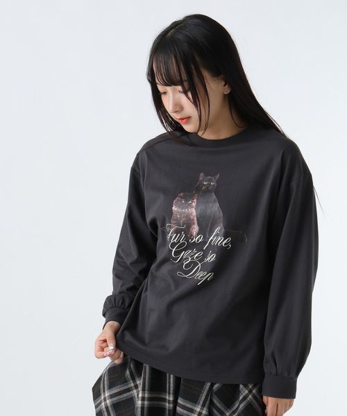 GLOBAL WORK BIGグラフィックT長袖/AND YUA ANY/581102 シルバー S キッズ グローバルワーク 581102 and ST アンドエスティ(旧ドットエスティ) GLOBAL WORK BIGグラフィックT長袖/AND YUA ANY/581102 シルバー S キッズ グローバルワーク 581102 and ST アンドエスティ(旧ドットエスティ)