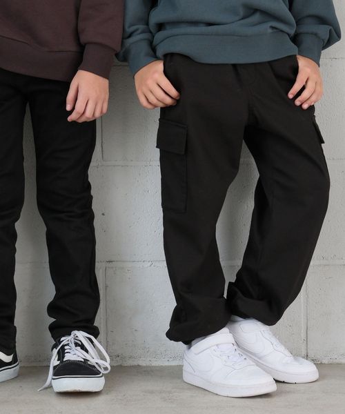 GLOBAL WORK あったかスゴラクストレッチカーゴパンツ/キッズ/581226 ブラック キッズ グローバルワーク 581226 and ST アンドエスティ(旧ドットエスティ) GLOBAL WORK あったかスゴラクストレッチカーゴパンツ/キッズ/581226 ブラック キッズ グローバルワーク 581226 and ST アンドエスティ(旧ドットエスティ)