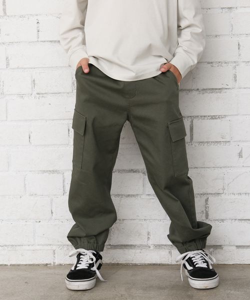 GLOBAL WORK あったかスゴラクストレッチカーゴパンツ/キッズ/581226 カーキ キッズ グローバルワーク 581226 and ST アンドエスティ(旧ドットエスティ) GLOBAL WORK あったかスゴラクストレッチカーゴパンツ/キッズ/581226 カーキ キッズ グローバルワーク 581226 and ST アンドエスティ(旧ドットエスティ)