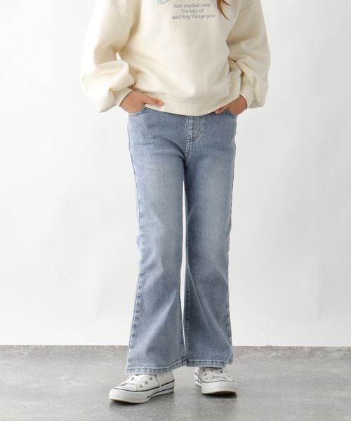 GLOBAL WORK あったかスゴラクフレアパンツ/キッズ/581333 ブルー キッズ グローバルワーク 581333 and ST アンドエスティ(旧ドットエスティ) GLOBAL WORK あったかスゴラクフレアパンツ/キッズ/581333 ブルー キッズ グローバルワーク 581333 and ST アンドエスティ(旧ドットエスティ)