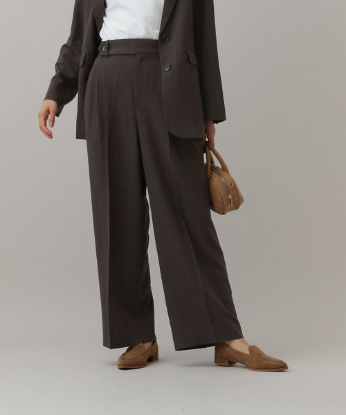 GLOBAL WORK MATINEE LINE/ツイルストレッチ/ワイドパンツ/583770 ブロンズ M マチネ グローバルワーク 583770 and ST アンドエスティ(旧ドットエスティ) GLOBAL WORK MATINEE LINE/ツイルストレッチ/ワイドパンツ/583770 ブロンズ M マチネ グローバルワーク 583770 and ST アンドエスティ(旧ドットエスティ)