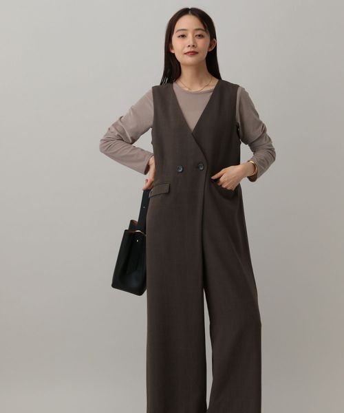 GLOBAL WORK MATINEE LINE/ツイルストレッチ/サロペット/583790 ブロンズ L マチネ グローバルワーク 583790 and ST アンドエスティ(旧ドットエスティ) GLOBAL WORK MATINEE LINE/ツイルストレッチ/サロペット/583790 ブロンズ L マチネ グローバルワーク 583790 and ST アンドエスティ(旧ドットエスティ)