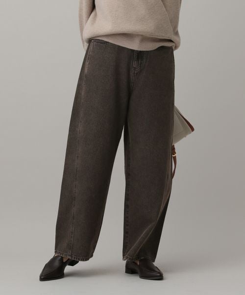 GLOBAL WORK MATINEE LINE/デニムWIDEフレアパンツ/583874 ブラウン L マチネ グローバルワーク 583874 and ST アンドエスティ(旧ドットエスティ) GLOBAL WORK MATINEE LINE/デニムWIDEフレアパンツ/583874 ブラウン L マチネ グローバルワーク 583874 and ST アンドエスティ(旧ドットエスティ)