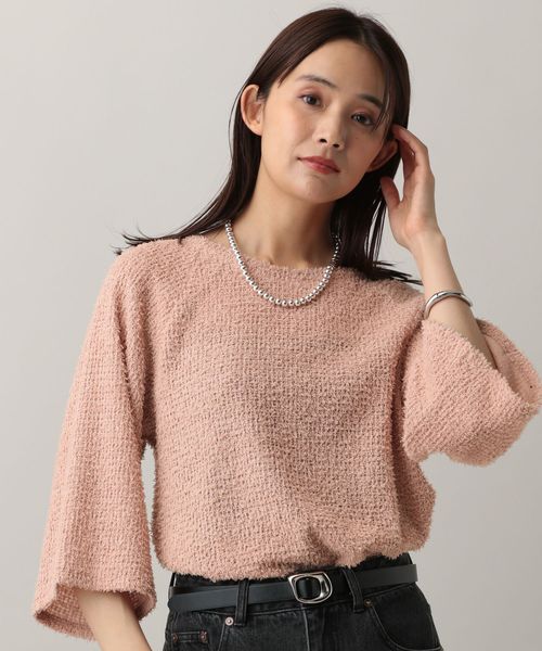 GLOBAL WORK MATINEE LINE/フラッフィフレアスリーブ5分袖プルオーバー/583878 ピンク マチネ グローバルワーク 583878 and ST アンドエスティ(旧ドットエスティ) GLOBAL WORK MATINEE LINE/フラッフィフレアスリーブ5分袖プルオーバー/583878 ピンク マチネ グローバルワーク 583878 and ST アンドエスティ(旧ドットエスティ)