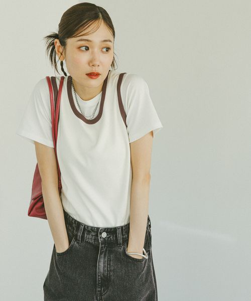 GLOBAL WORK Beautee配色タンク/584676 ナチュラル L ウィメンズインナー グローバルワーク 584676 and ST アンドエスティ(旧ドットエスティ) GLOBAL WORK Beautee配色タンク/584676 ナチュラル L ウィメンズインナー グローバルワーク 584676 and ST アンドエスティ(旧ドットエスティ)